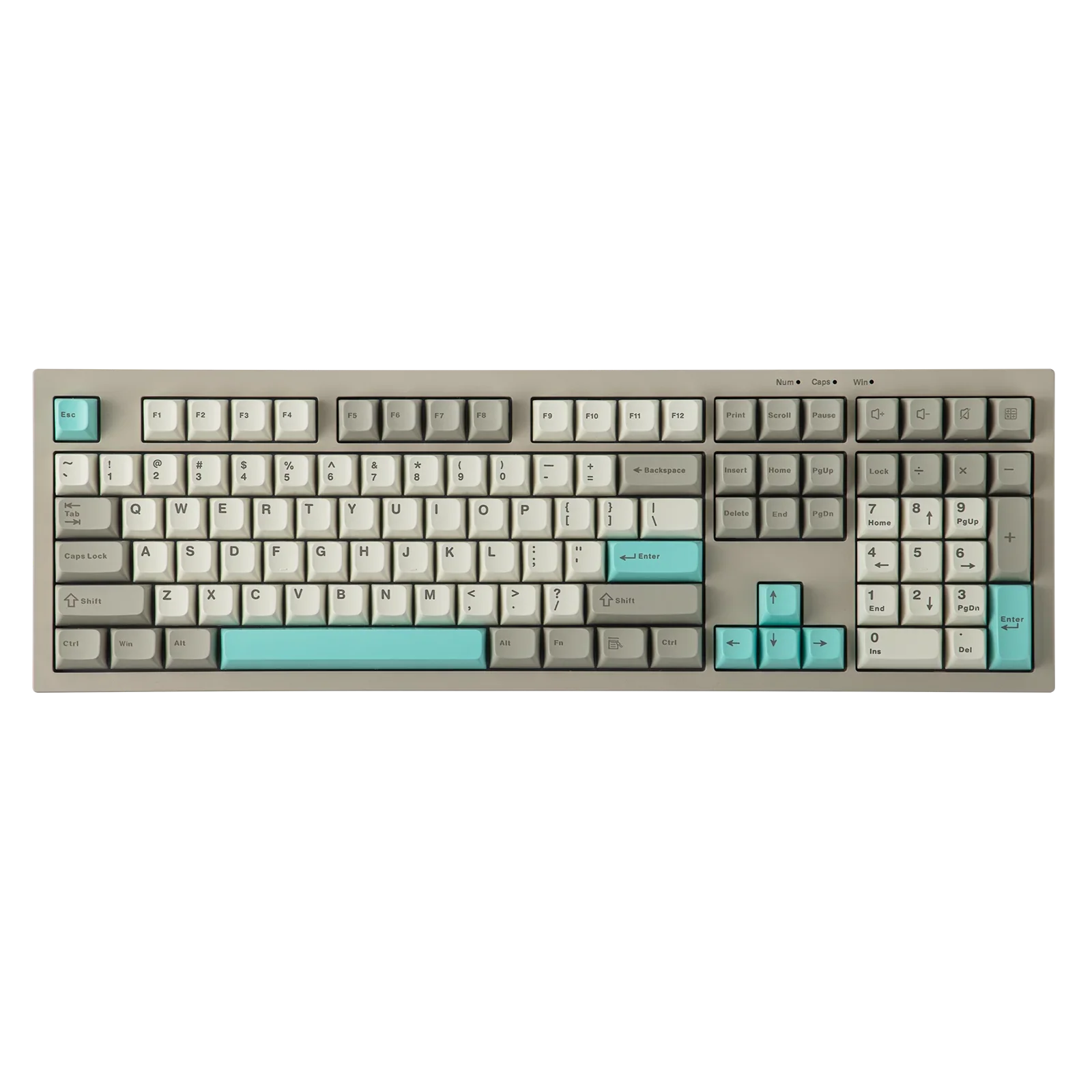 AULA S102 Wired Only Gaming Keyboard with Number Pad Full Size Layout Silent Membrane Creamy Silicone Structure RGB Backlight