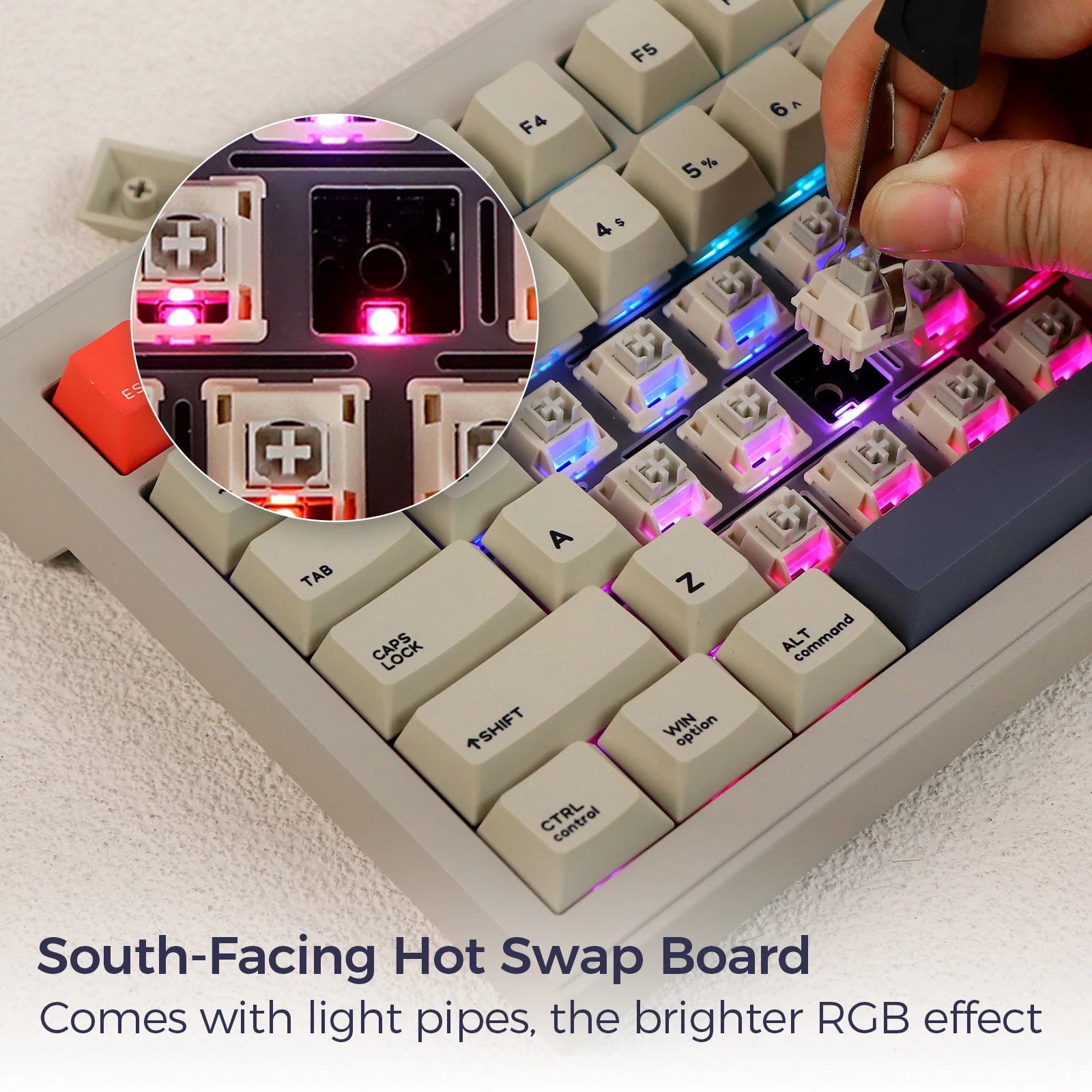 CIDOO V87 Gasket TKL Tri-Mode Bluetooth/2.4Ghz/Wired Wireless Wired VIA Programmable Mechanical Keyboard