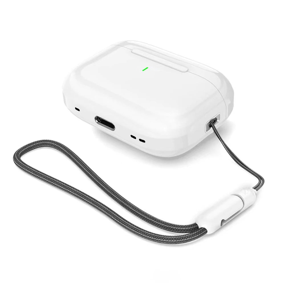 True Wireless Bluetooth Earphones Headphones Bin Lanyard HiFi Sound Low Latency Noise Reduction Earbuds for IOS Android