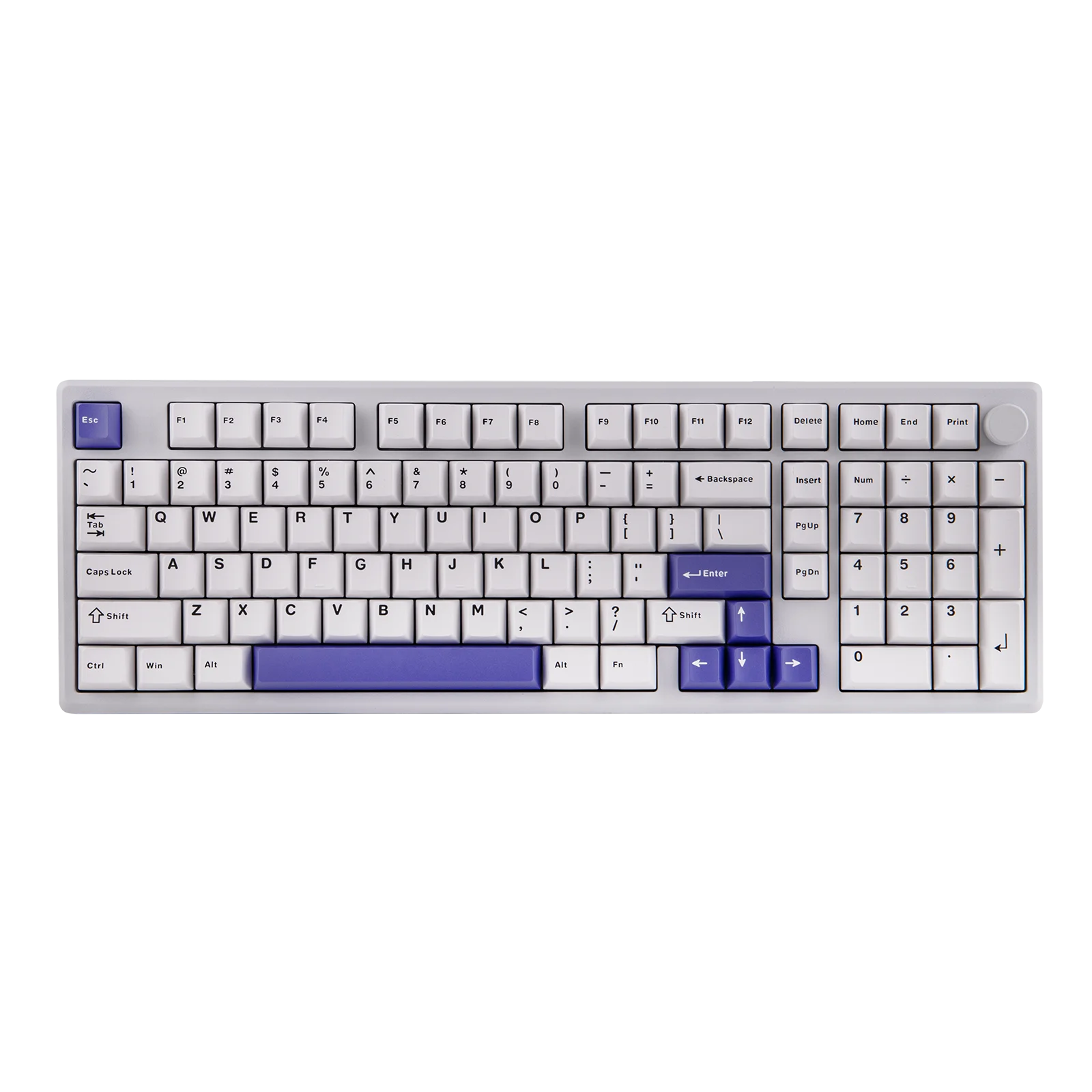 EPOMAKER Galaxy100 QMK/VIA 1800 ANSI Layout Aluminum Gasket Wired/BT5.0/2.4Ghz Mechanical Gaming Keyboard with 8000mAh Battery