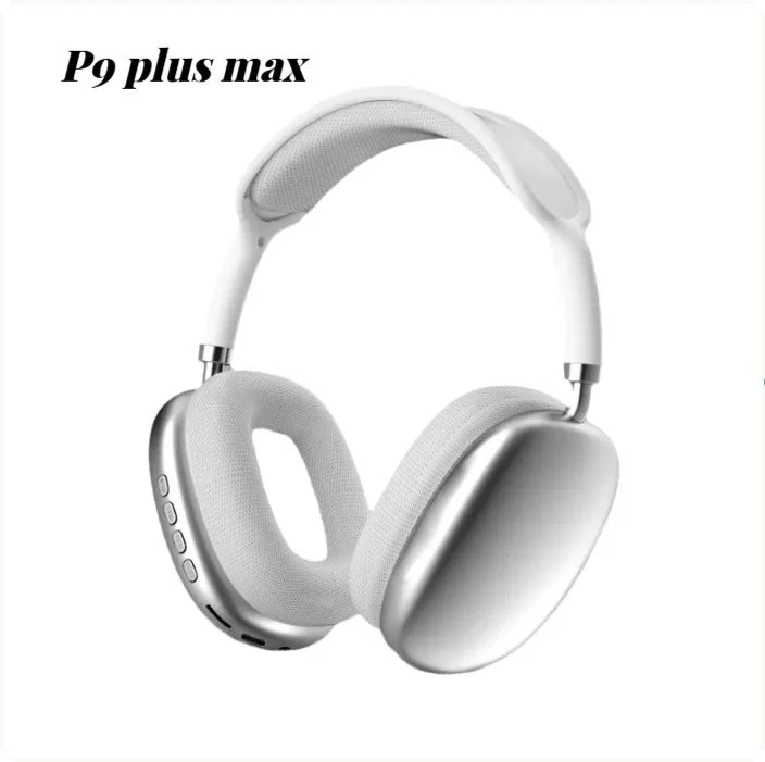 2026 P9 Plus Max Wireless ANC Headphones Bluetooth 5.4 HiFi Sound Deep Bass Foldable Gaming Headset for Phone PC Tablet