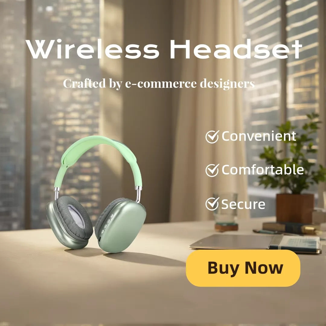 Wireless Head-mounted Sports Headphones HIFI-level Lossless Sound Quality High-quality Audio Headphones New Wireless Earplugs