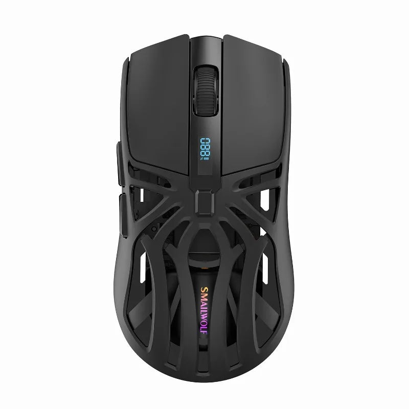 2026 New SMAILWOLF RS8 Gaming Mouse Bluetooth Wireless Three-mode Lightweight Hollow Design 1K Return Computer Long Battery Life