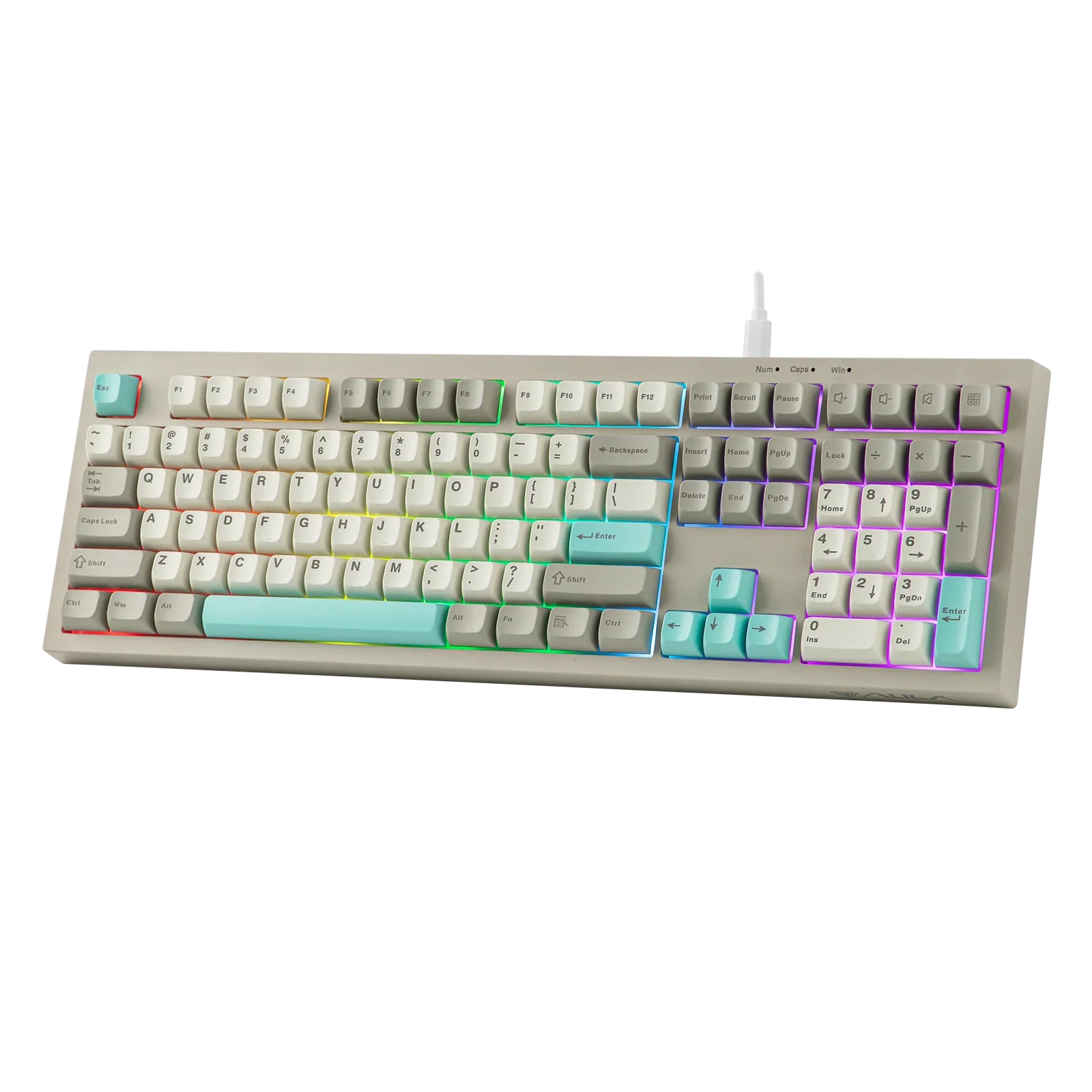 AULA S102 Wired Only Gaming Keyboard with Number Pad Full Size...