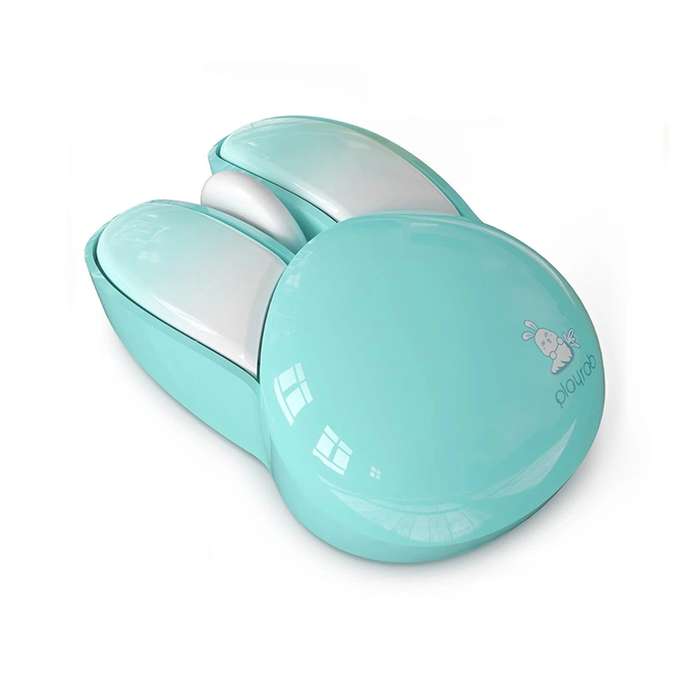 MOFii M6AG Pink Cute Bunny Wireless Mouse, Kawaii High-Design, 2.4G Plug & Play, Compatible with Office Laptops & Desktops