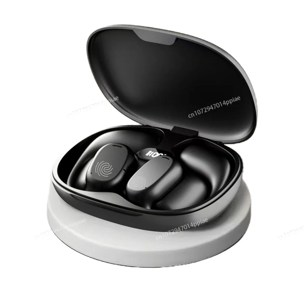 Portable Bone Conduction Earphones Bluetooth 5.3 HiFi 9D Stereo Noise Reduction Waterproof Earbud Outdoor Wireless Headset