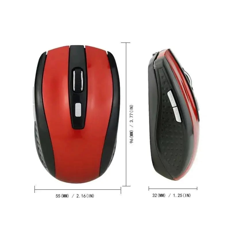 2.4G Wireless Mouse Silent Mouse Portable Charging Mobile Optical Office Mouse Adjustable DPI Level For Office Desktop Computer