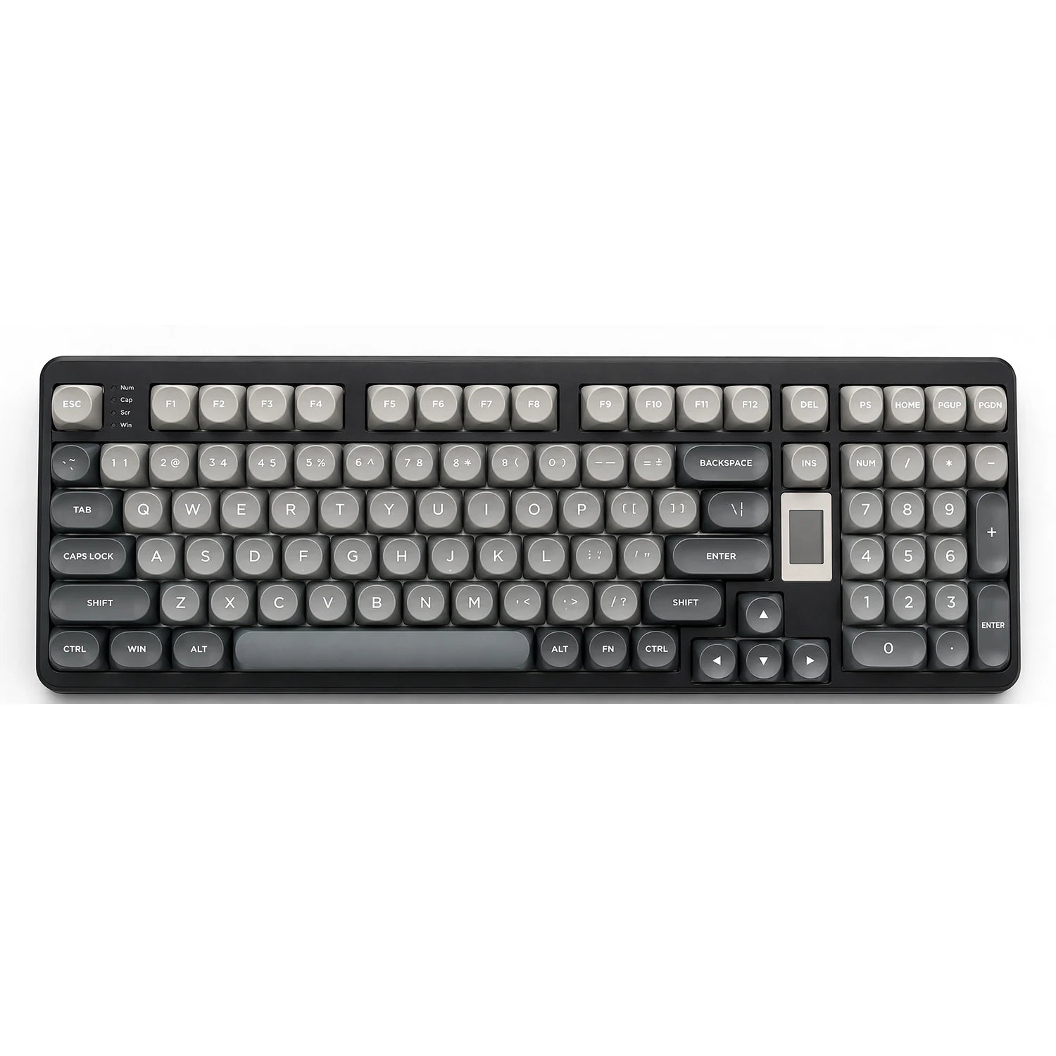 WK98 98% Pink Foundation Keyboard Gaming Mechanical Keyboard 3 Mode with Multimedia Screen RGB Backlit for Win/Mac,Pink