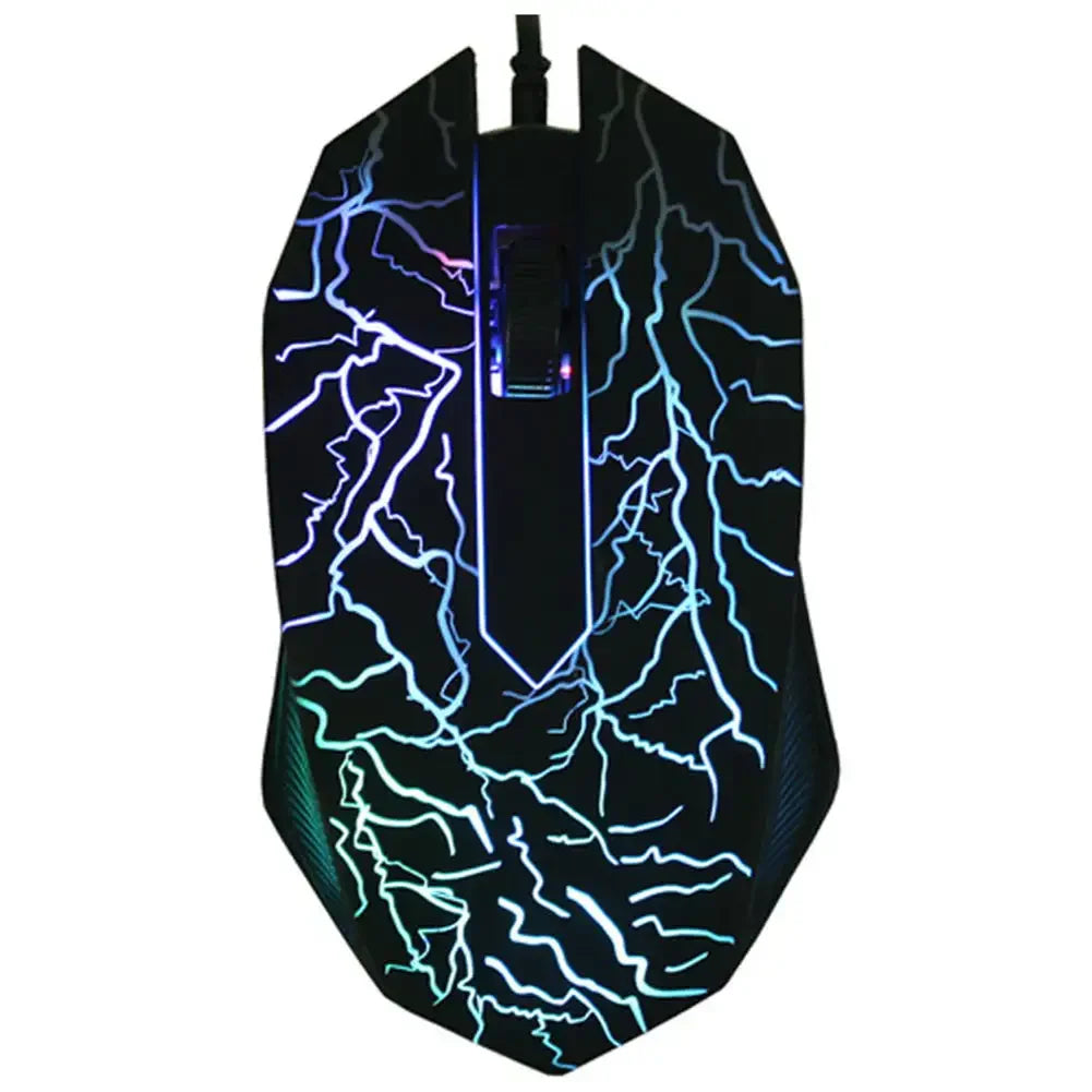2400 DPI USB Wired Mouse Gaming Mouse LED Backlit Professional Gamer Mice Ergonomic Computer Mouse for PC Laptop Macbook