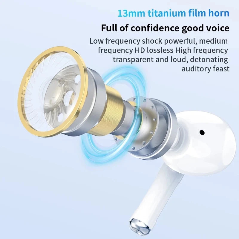 New Air Pro TWS Wireless Bluetooth Earphones Headphones In Ear Earbuds Stereo Sports Noise Cancelling Headset for IPhone Android